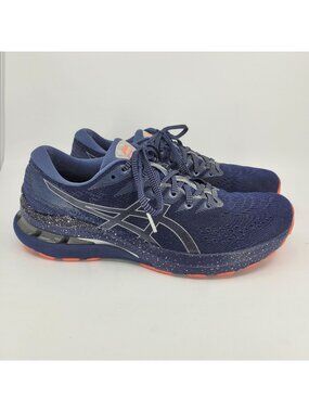 ASICS Gel-Kayano 28 Women's Size 11 Running Athletic Shoes Peacoat/Silver READ